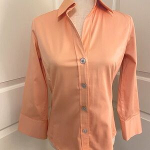 Banana Republic Long Sleeve Top Peach Size S